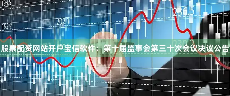 股票配资网站开户宝信软件：第十届监事会第三十次会议决议公告